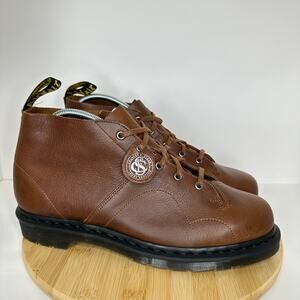 Dr. Martens Church Vintage Monkey Boots Brown Leather Mens 13 Womens 14 NEW $170